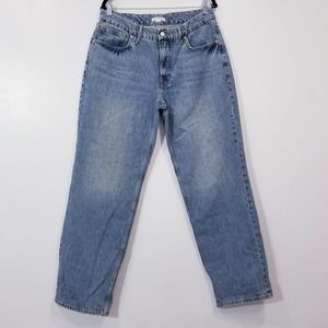 Good American Good 90’s Jeans - Relaxed Light Wash High Rise Straight Leg